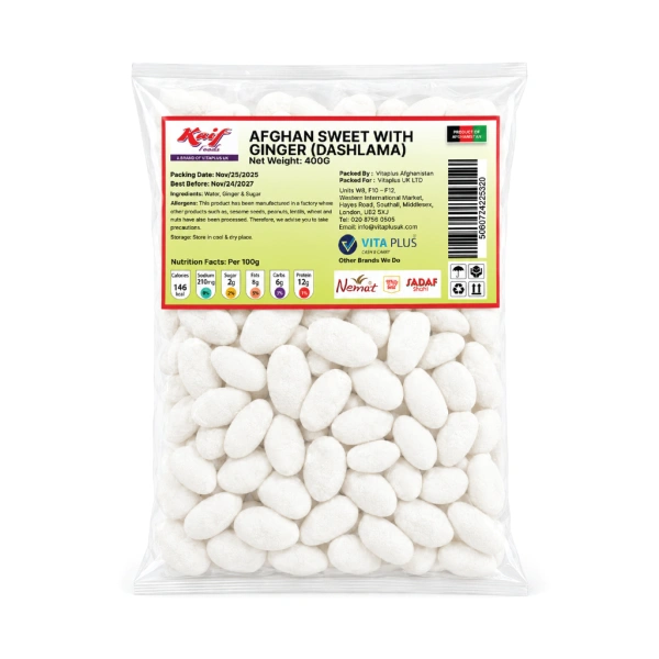 AFGHAN CANDY GINGER (SHIRINI ZANJABIL) - 30X400G