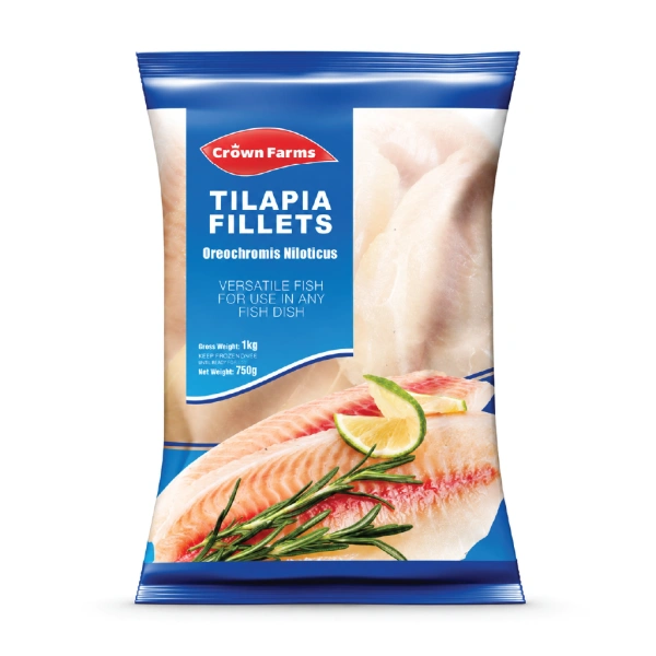 CROWN FARMS TILAPIA FILLET 10X1KG