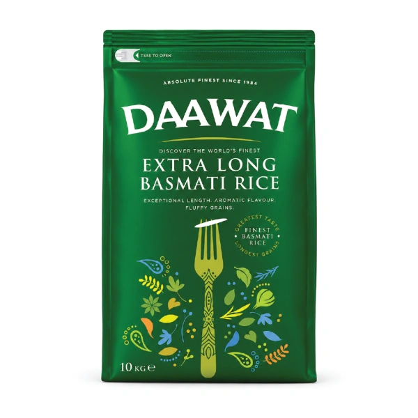 DAAWAT EX-LONG BASMATI RICE 10KG PM £19.99