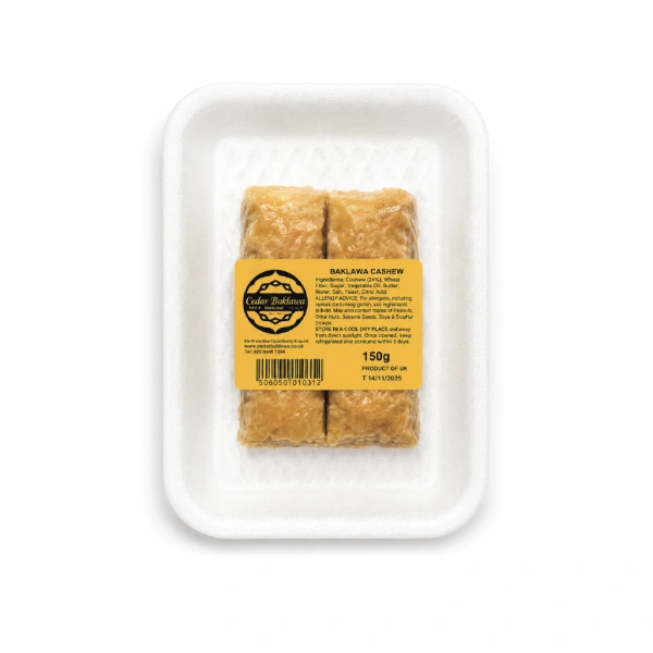 DAD CEDAR CASHEW BAKLAWA 150GM