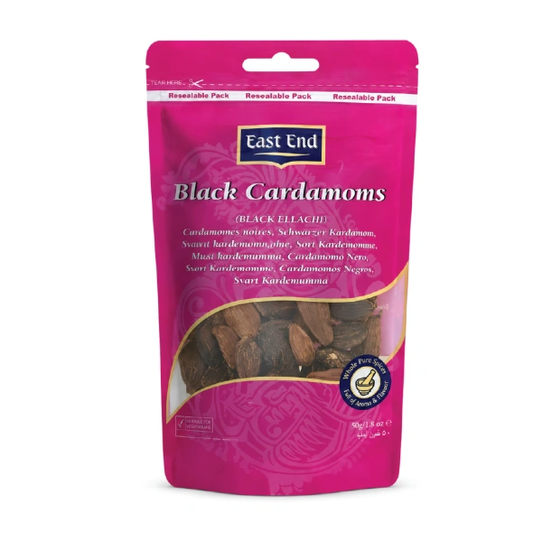 EAST END BLACK CARDAMOM 50GM