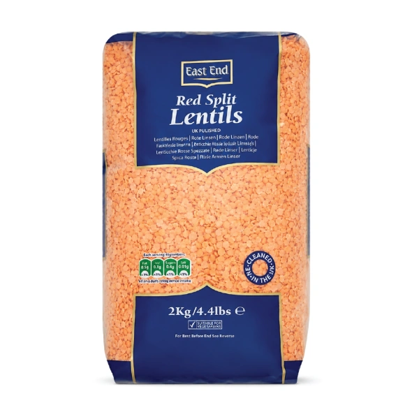 EAST END RED LENTILS 6X2KG