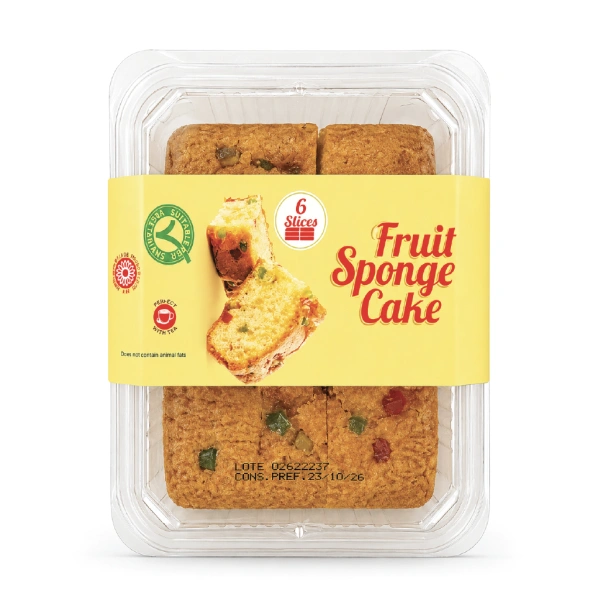 GIMAR MIX FRUIT SPONGE CAKE 4X360GM