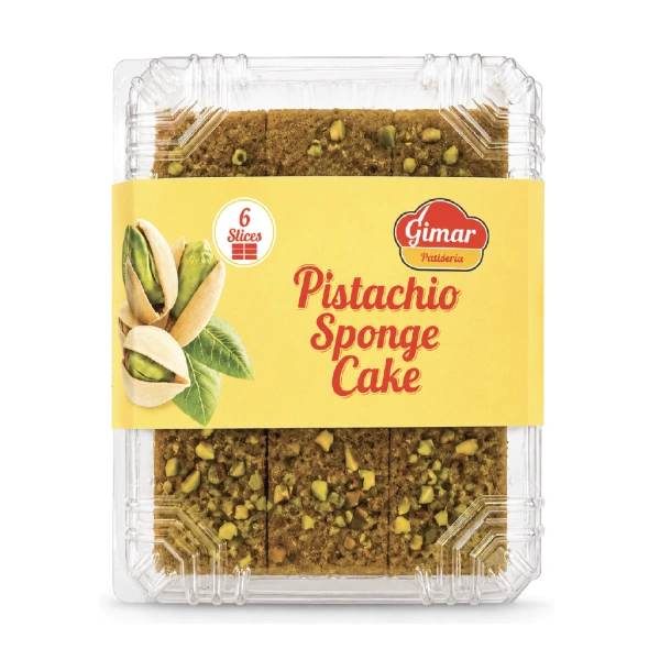 GIMAR PISTACHIO SPONGE CAKE 4X275GM	