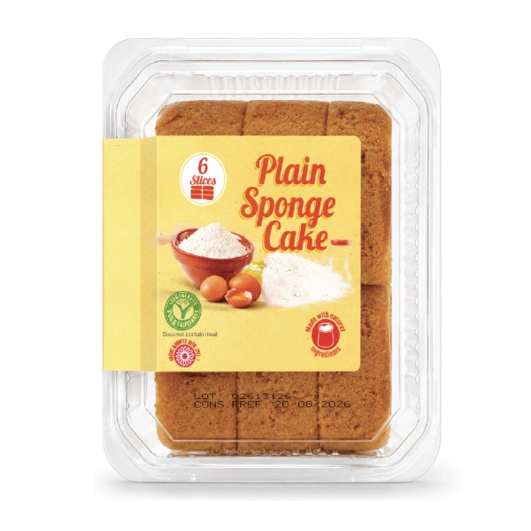 GIMAR PLAIN SPONGE CAKE 4X360GM