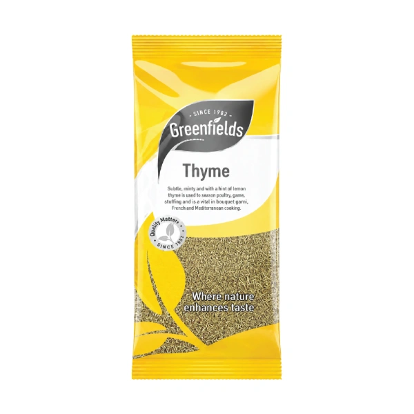 GREEN FIELDS THYME 8X75GM PM-£1.49