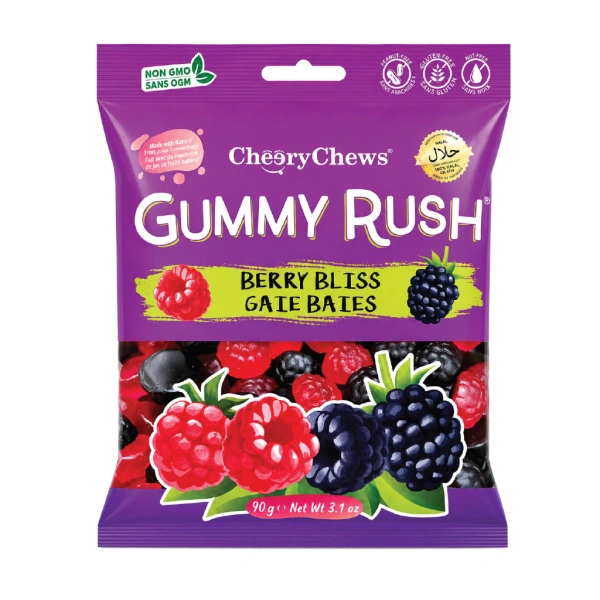 GUMMY RUSH BERRY BLISS 12X90GM - (V20)
