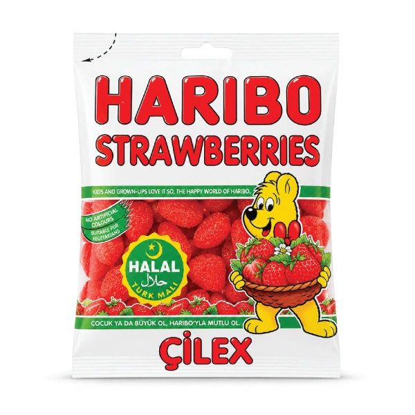 HARIBO STRAWBERRY- CILEX (BLUE) 24X80GM - (V20)
