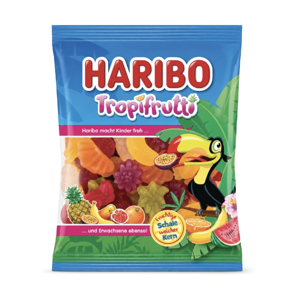 HARIBO TROPIFRUITY (BROWN) 24X80GM - (V20)