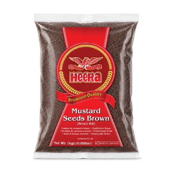 HEERA BROWN MUSTARD SEEDS 20X100GM