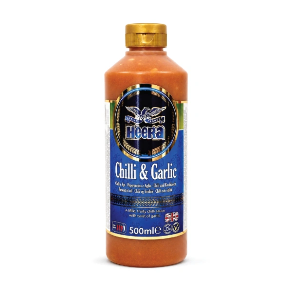 HEERA CHILLI & GARLIC SAUCE 12X500ML