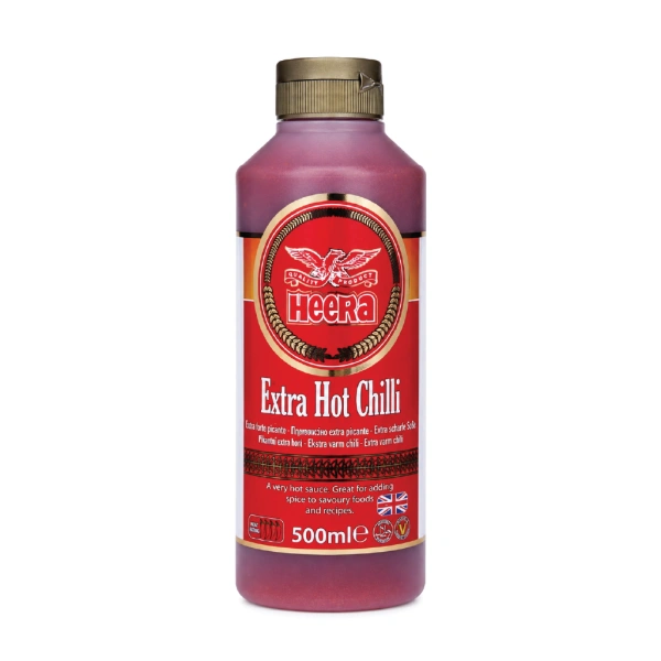 HEERA EX-HOT CHILLI SAUCE 12X500ML