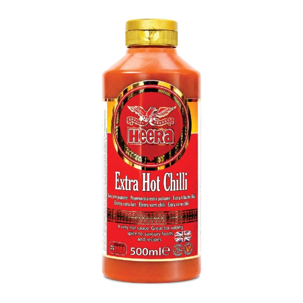 HEERA EX-HOT CHILLI SAUCE 12X500ML