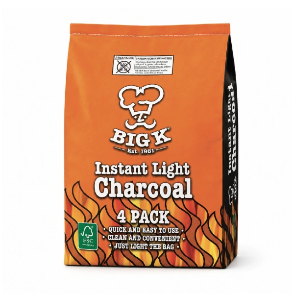 INSTANT LIGHT CHARCOAL 4 PACK