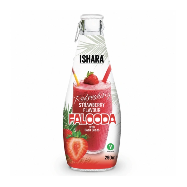 ISHARA STRAWBERRY FALOODA 6X290ML (PM £1)