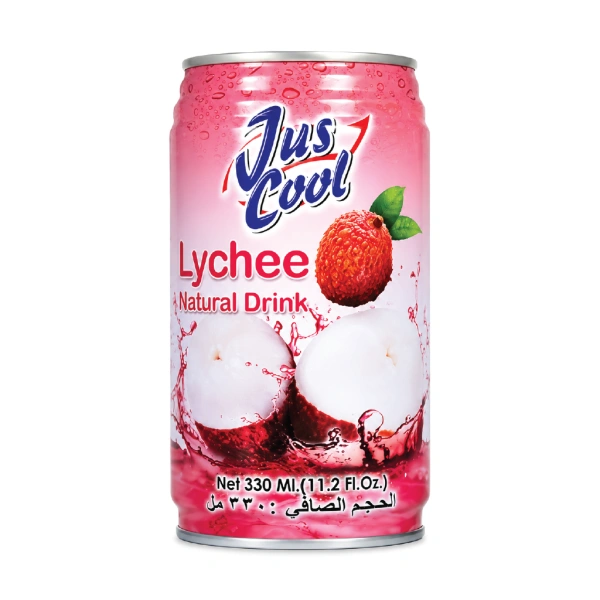 JUSCOOL LYCHEE DRINK 290ML (UNIT)