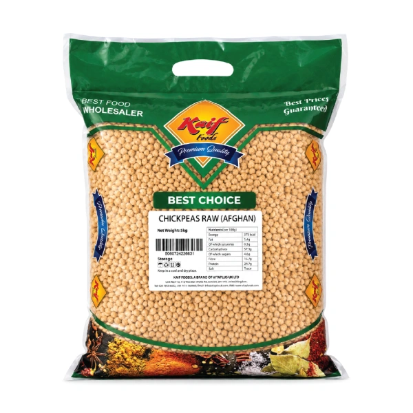 KAIF AFGHAN CHICKPEAS (RAW) 5KG