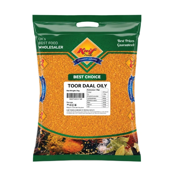 KAIF OILY TOOR DAL 5KG