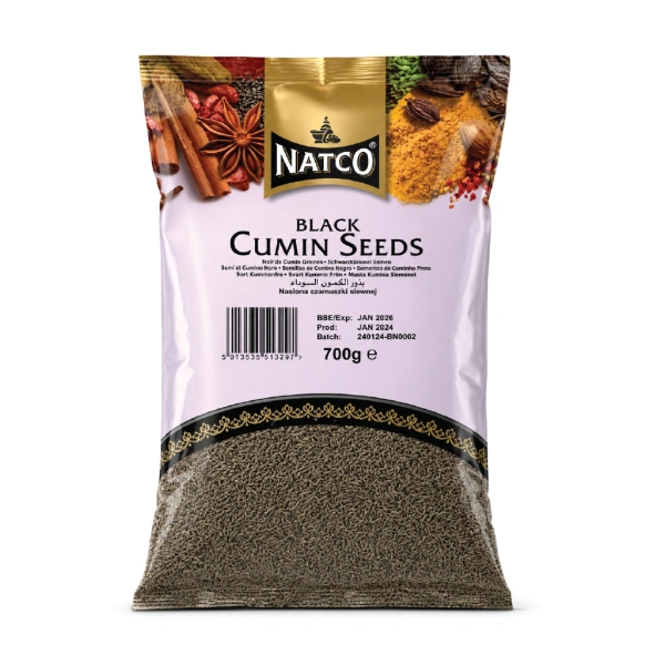 NATCO BLACK CUMIN SEEDS 6X700GM