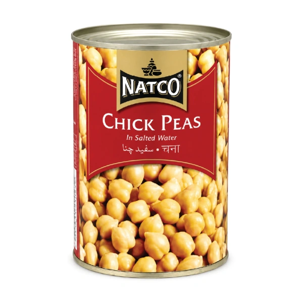 NATCO BOILED CHICKPEAS 12X400GM