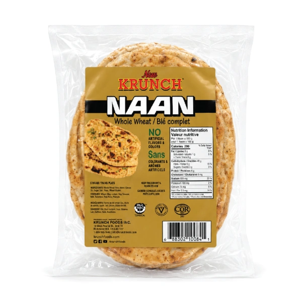 NEW KRUNCH BAKED NAAN 510gm (UNIT)
