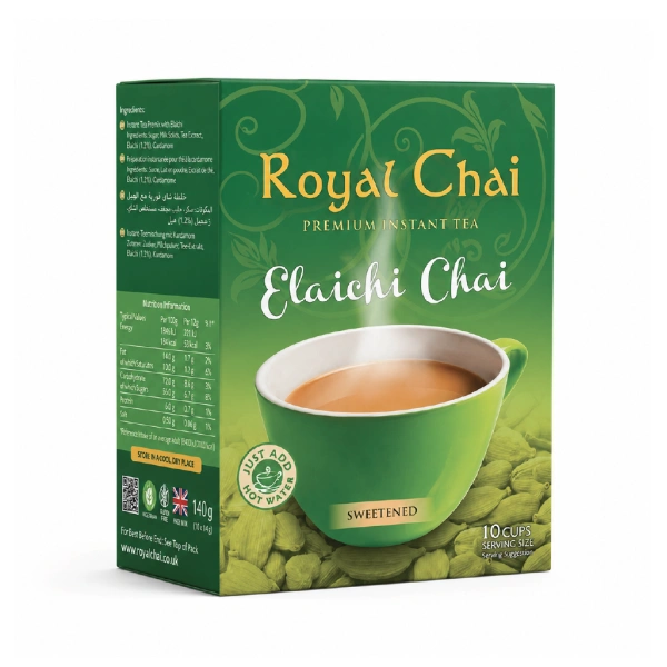 ROYAL CHAI ELAICHI (UNSWEETENED) 8X180GM