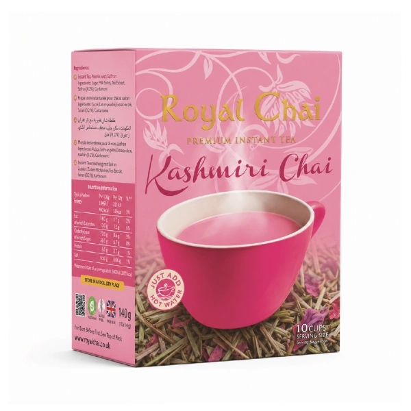 ROYAL CHAI KASHMIRI PINK (SWEETENED) 8X200GM