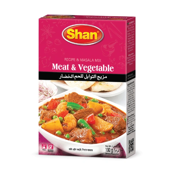 SHAN MEAT & VEGETABLE MASALA 12X100GM