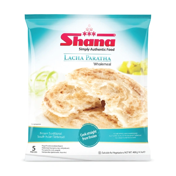 SHANA WHOLMEAL LACHA PARATHA 12X5PC