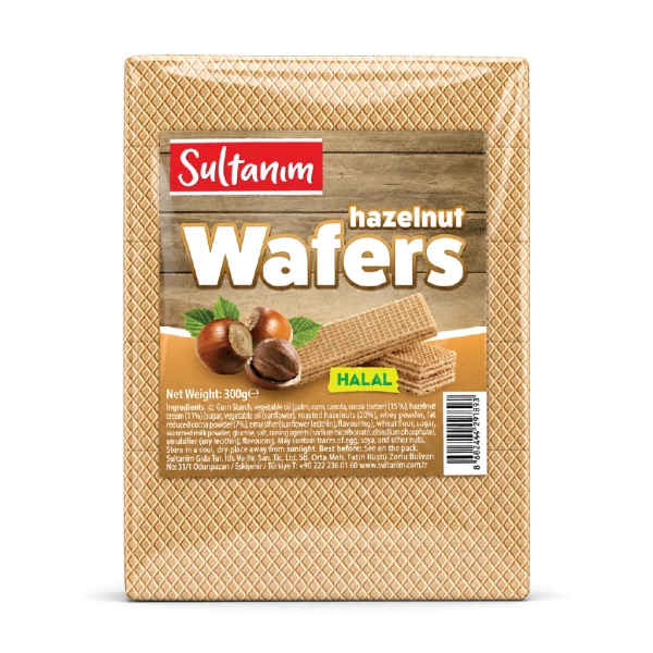 SULTANIM COCOA WAFERS (HALAL) 12X250GM