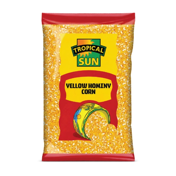 TROPICAL SUN YELLOW HOMINY CORN 6X2KG
