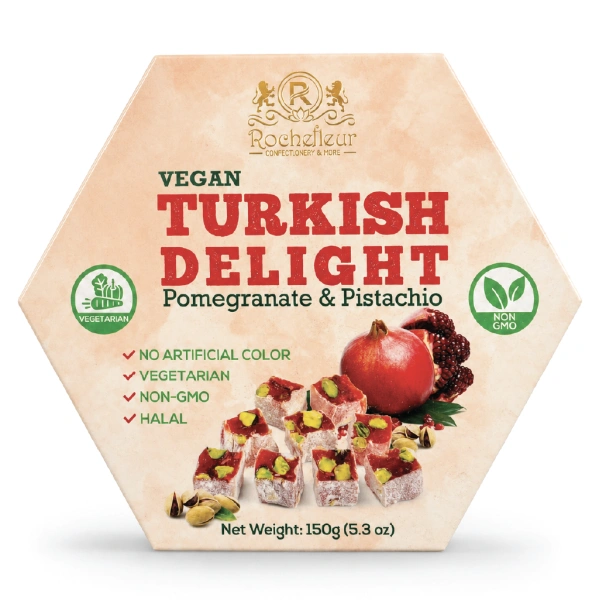TURKISH POMEGRANATE & PISTACHIO DELIGHT 8X150GM - (V20)