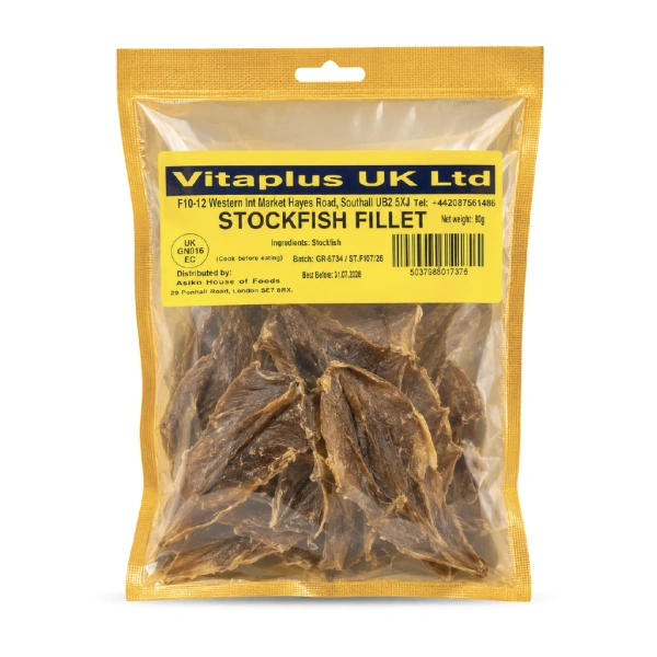 VITAPLUS STOCKFISH FILLET 10X80GM