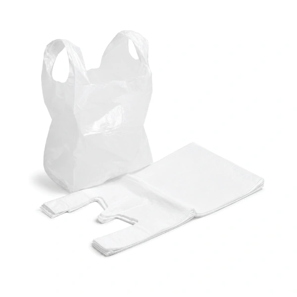 WHITE GOLD FLAMINGO WHITE BAG 11X17X21" - (V20)