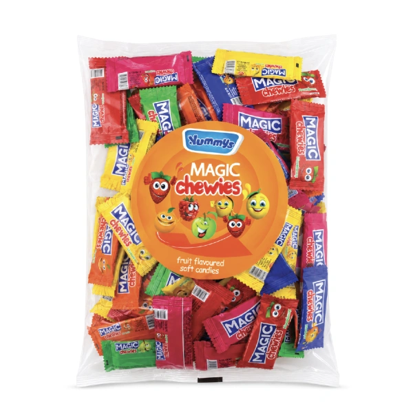 YUMMYS MAGIC CHEWIES FRUIT CANDY 1KG - (V20)