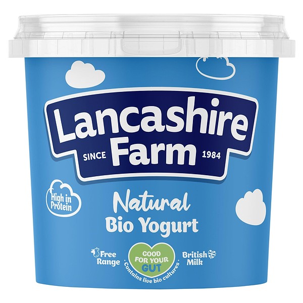 LANCASHIRE FARM NATURAL BIO SET YOGURT 6X1KG 