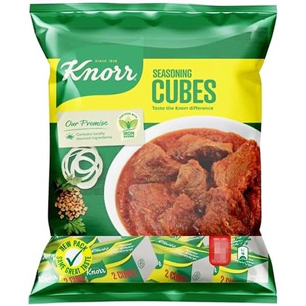 KNORR ORIGINAL BEEF SEASONING CUBES 17X50X8GM (DISC)