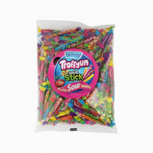 YUMMYS FRUITY SOUR STICK SOFT CAND 1KG - (V20)