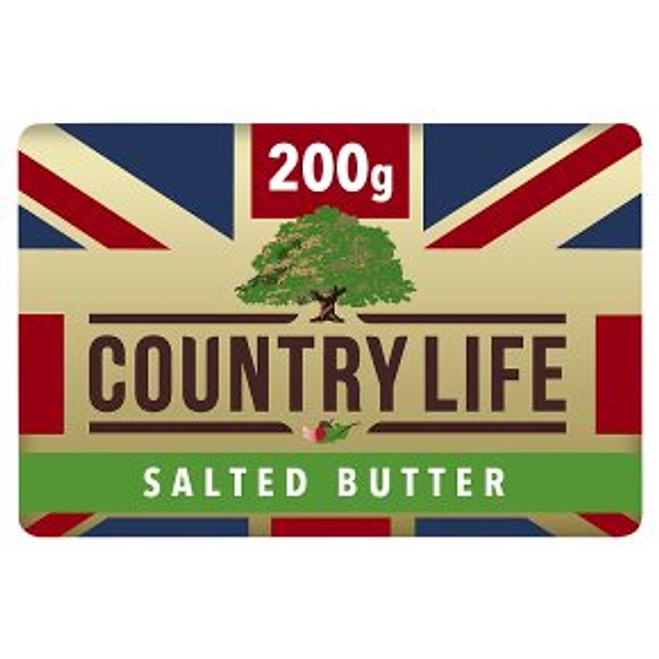 COUNTRY LIFE SALTED BUTTER  20X200GM