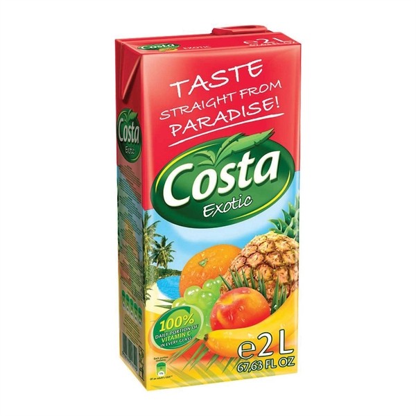 COSTA EXOTIC DRINK 6X2LTR - (V20)