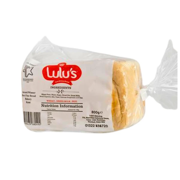 LULU SLICE LOAF BREAD 800GM