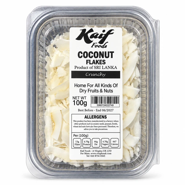 KAIF COCONUT FLAKES 100GM