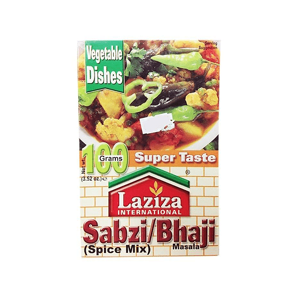 LAZIZA SABZI/BHAJI MASALA 6X100GM
