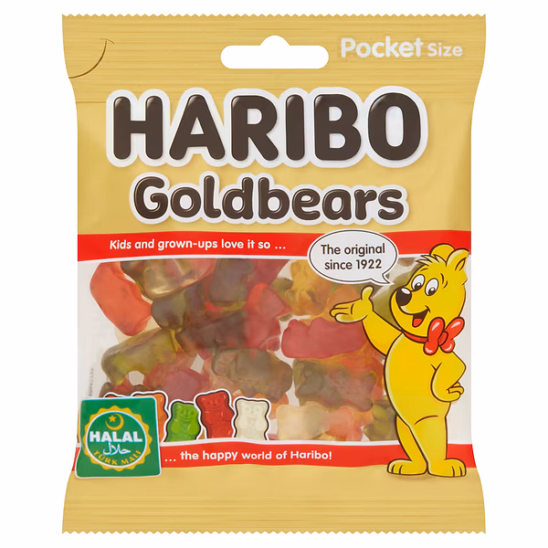 HARIBO GOLD BEARS (ALTIN) (BLUE) 24X100GM - (V20)