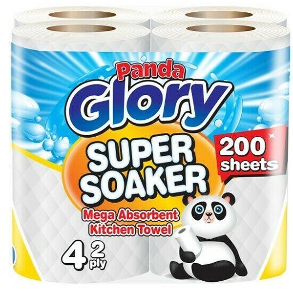PANDA GLORY KITCHEN TOWEL 24 ROLLS (4X6) - (V20)