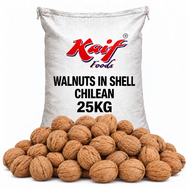 KAIF WALNUTS IN SHELL CHILEAN  25KG