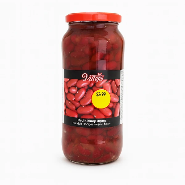 VILLAGE RED KIDNEY BEANS 12X540gm