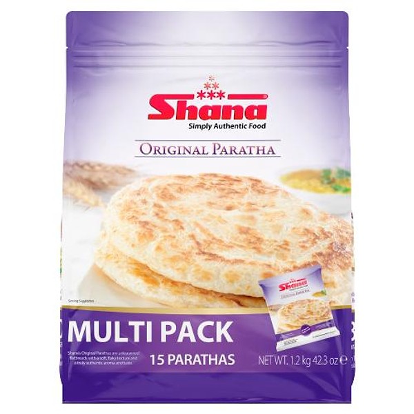SHANA PLAIN PARATHA FAMILY PACK 6X15PC