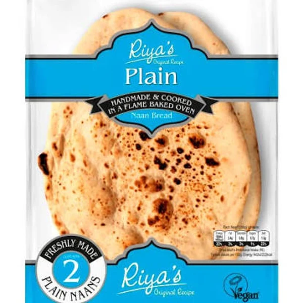 RIYAS PLAIN TANDOORI NAAN 400GM