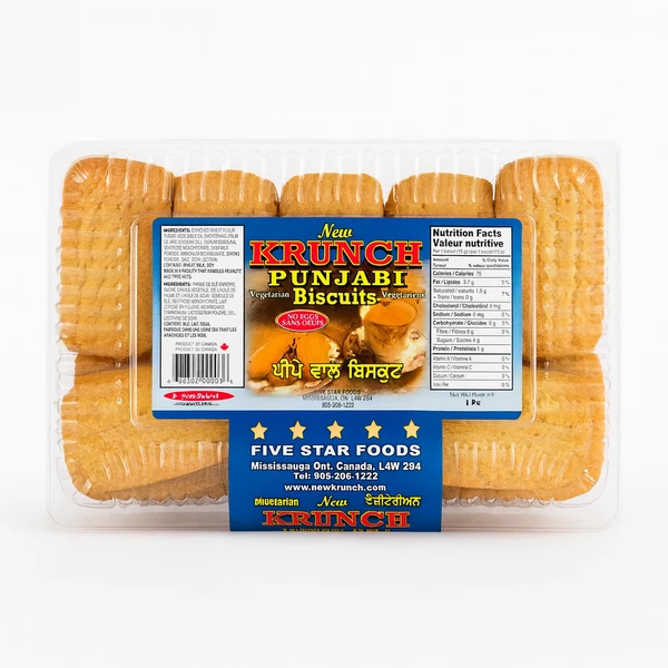 NEW KRUNCH PUNJABI BISCUITS 8X800GM
